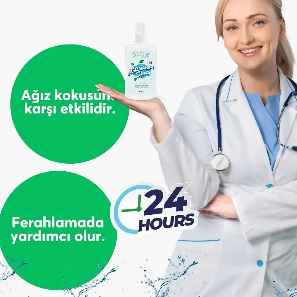 Ağız Kokusu Giderici Sprey Ağız Kokusu Spreyi smiletheraphytr