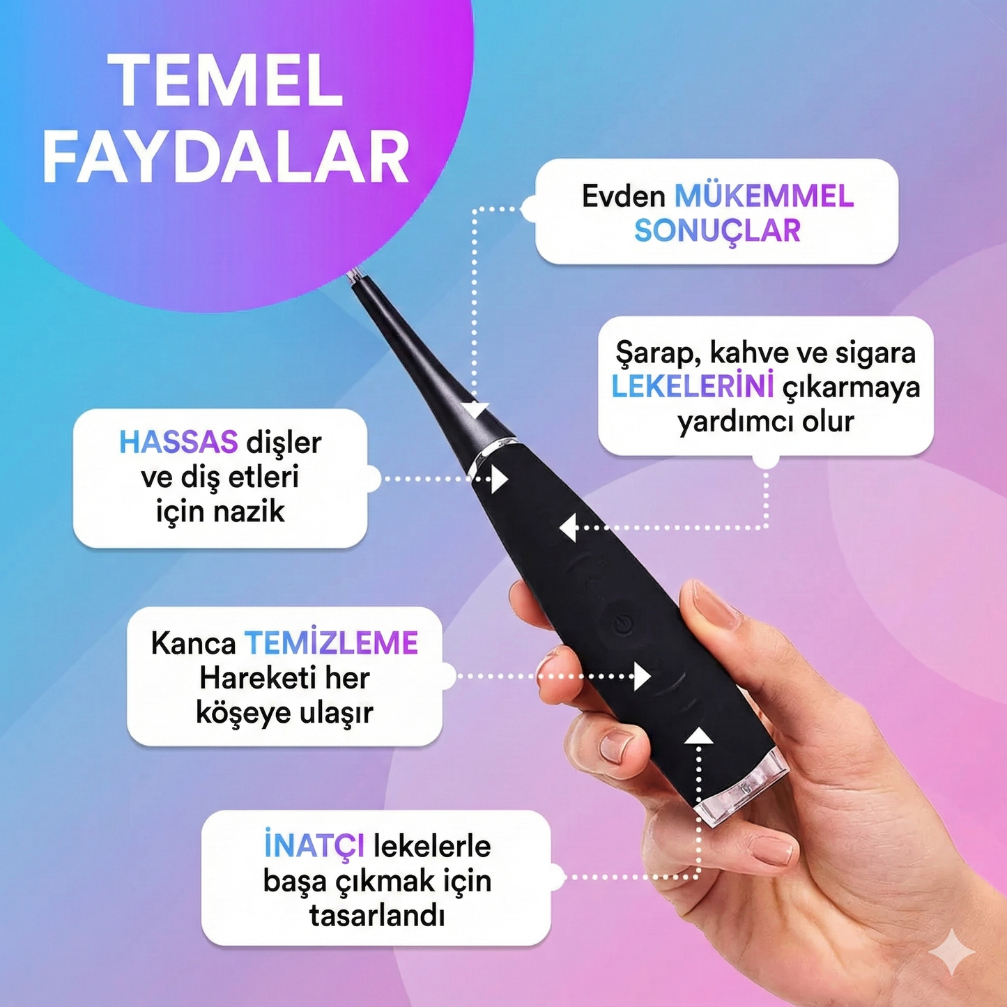 Elektirikli Diş Temizleme Aleti